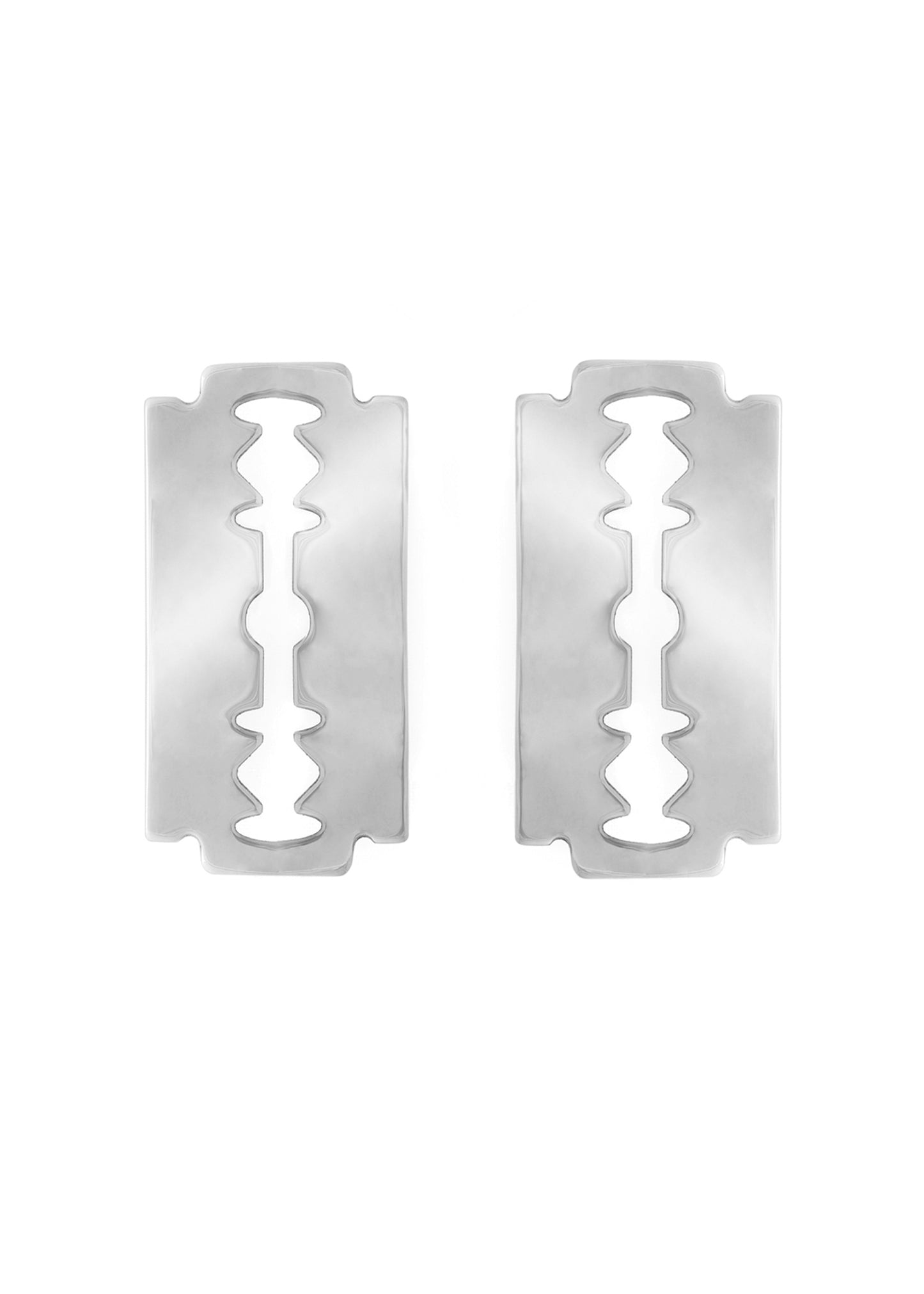 14. Razor Blade Hair Slides