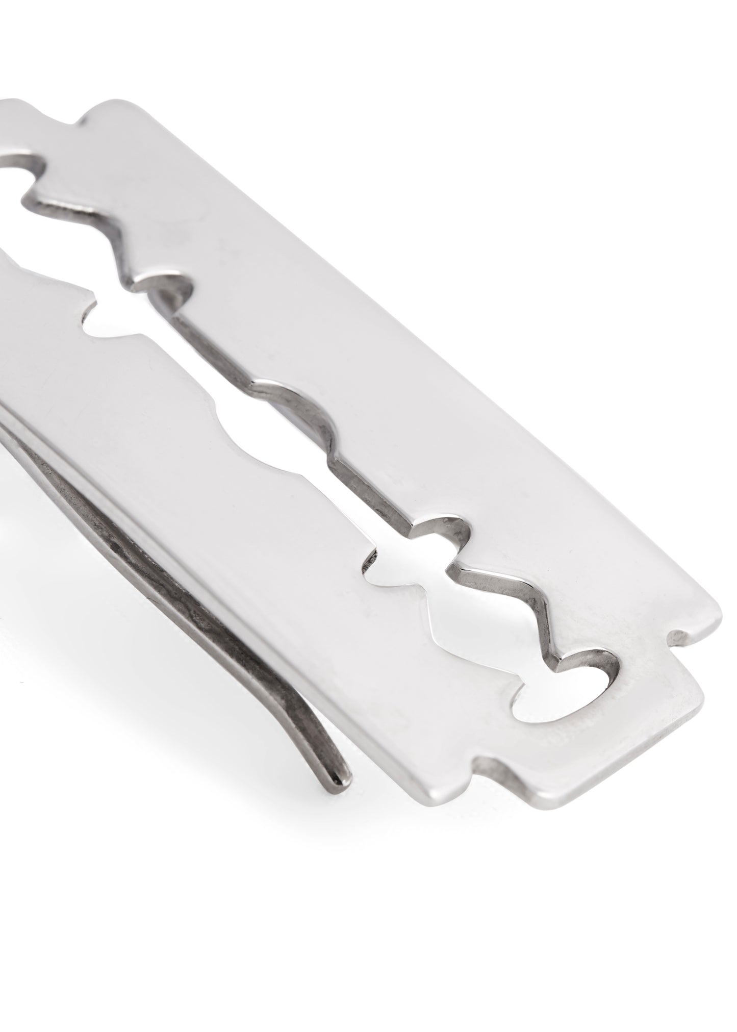 14. Razor Blade Hair Slides